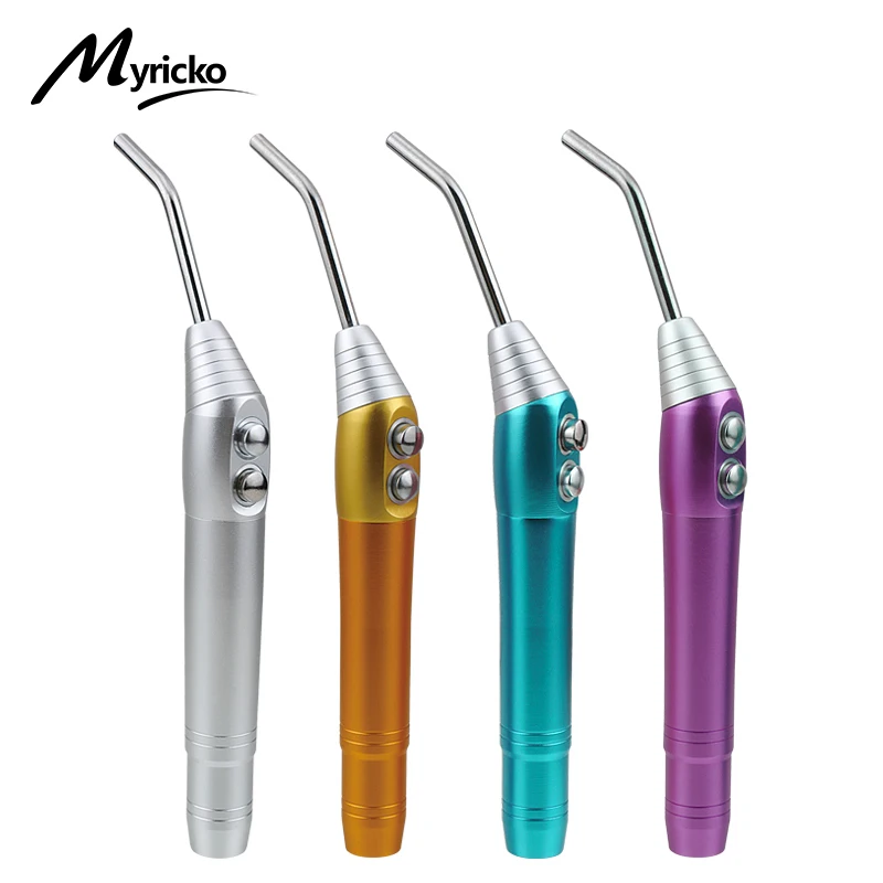 

Dentist Lab Can Autoclavable New Colorful 3-Way Syringe Handpiece Dental Air Water + 2 Nozzles Tips Tubes For