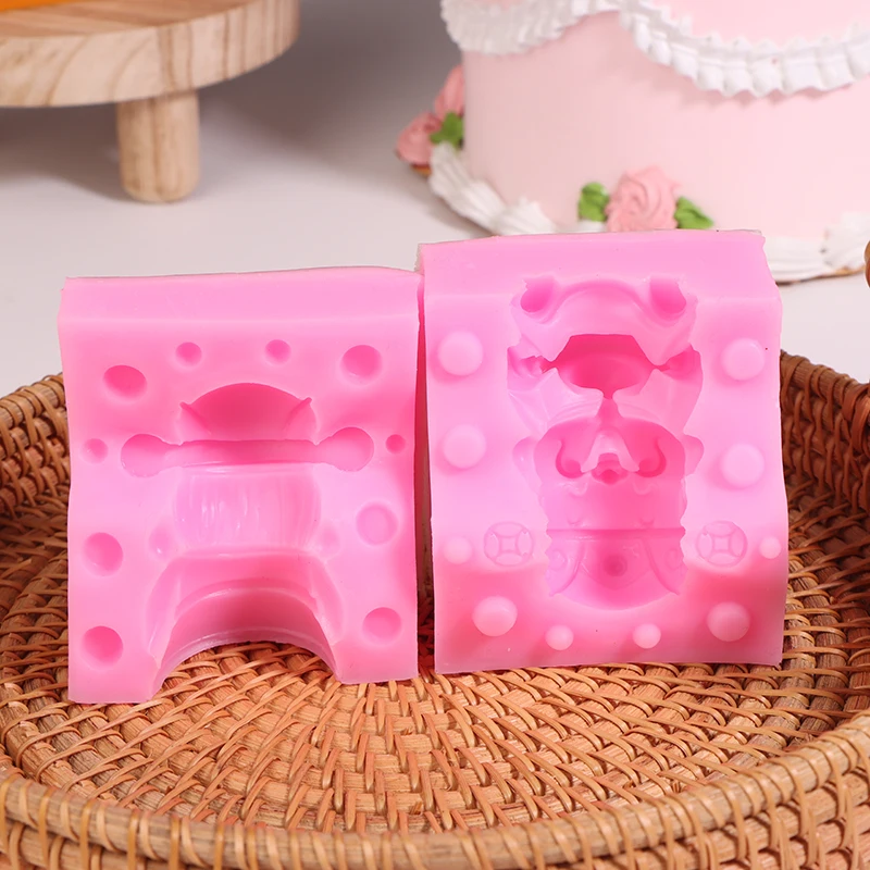 3D богатый слон силиконовая форма помадка свеча смола аромат камень украшения для