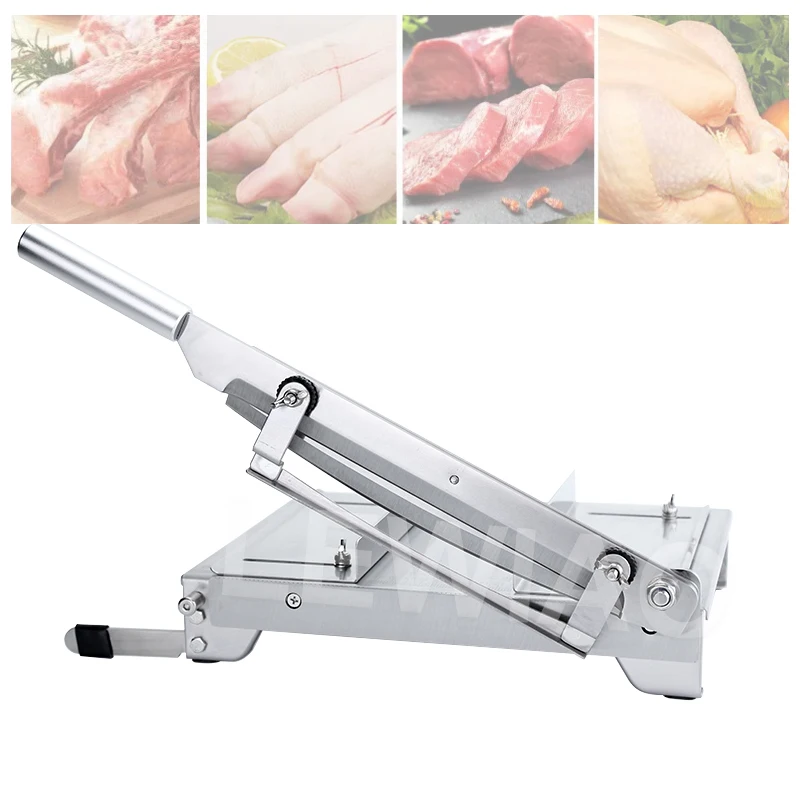 

Manual 13.5 Inch Spare Ribs Guillotine Chicken Duck Fish Mutton Bone Cutting Machine Corn Slicer