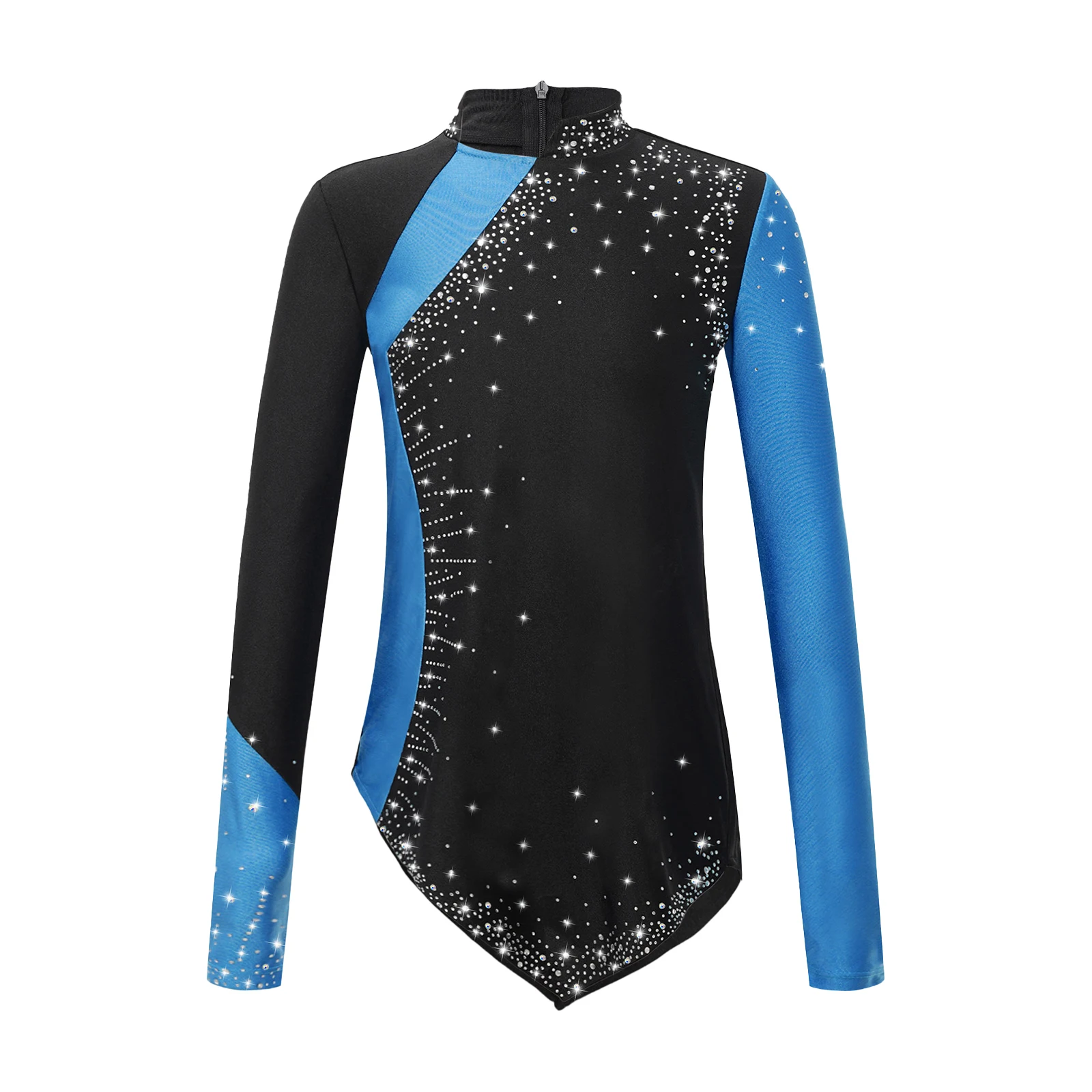 Детский костюм для катания на коньках девочек балетная юбка гимнастика свитшот с