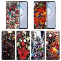 venom spiderman deadpool phone case for samsung a91 a73 a72 a71 a53 a52 a7 m62 m22 m30s m31s m33 m52 f23 f41 f42 5g 4g case