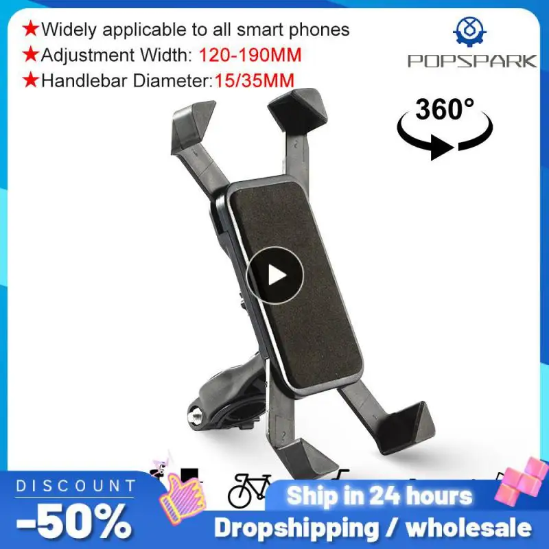 

Car Phone Holder Motorcycle Bike Mobile Cell Phone Mount Holder 360 Rotation Bicycle Electric Scooter Phone Support accessories