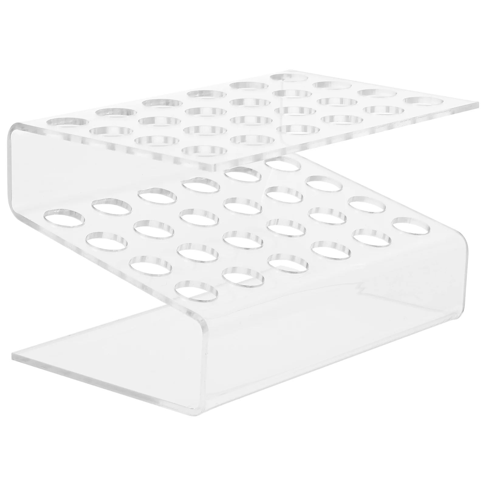 

Acrylic Display Stand Clear Shelf Desk Eyebrow Rack Brush Storage Organizer Coloured Pencils