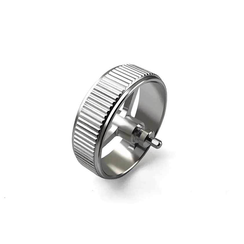 Фото Цельное металлическое колесо прокрутки мыши для ThundeRobot ML903/ML901/ML103, сменный ролик для мыши из алюминиевого сплава, аксессуар №2