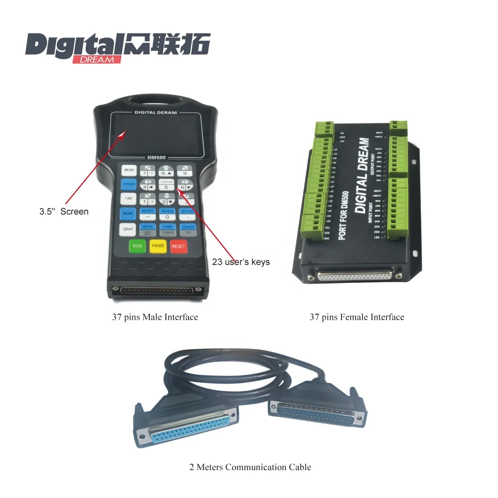 

Подвеска Digital Dream DM500 4 оси 500 кГц, контроллер движения с ЧПУ для фрезерного станка с ЧПУ, гравировально-фрезерного станка