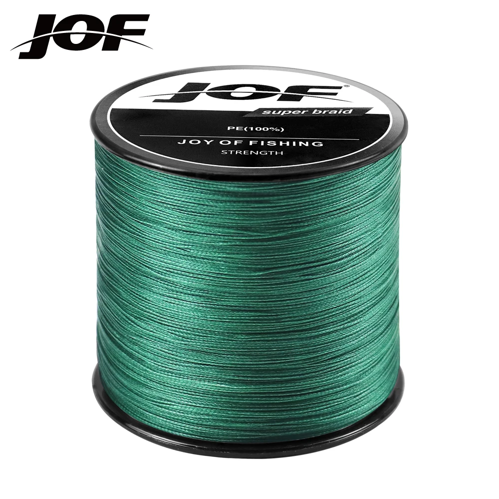 

JOF 500M 300M 100M Multicolour PE Braided Wire 8/4 Strands Multifilament Japanese Fishing Line