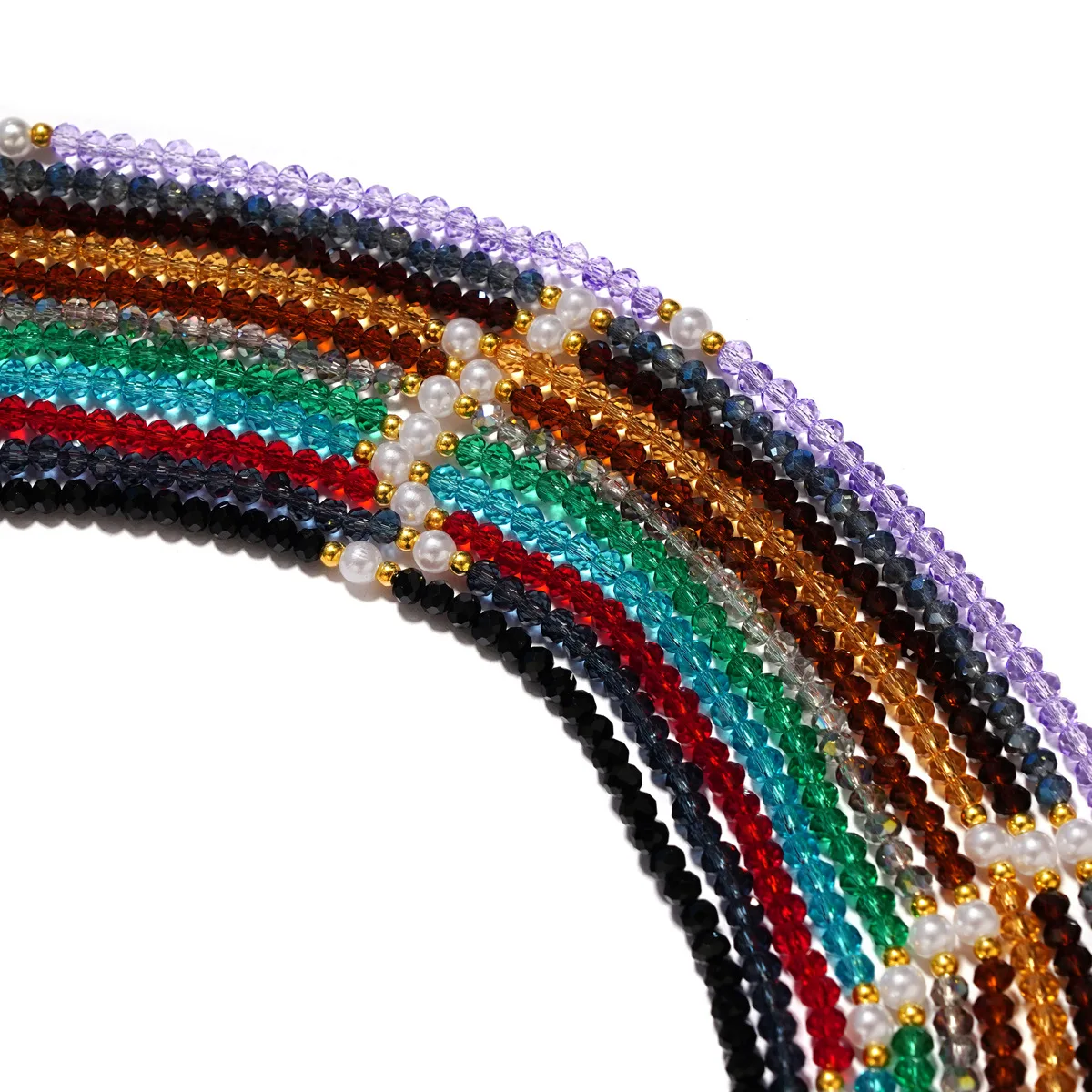 Модный креативный ремешок для солнцезащитных очков с жемчугом и бусинами