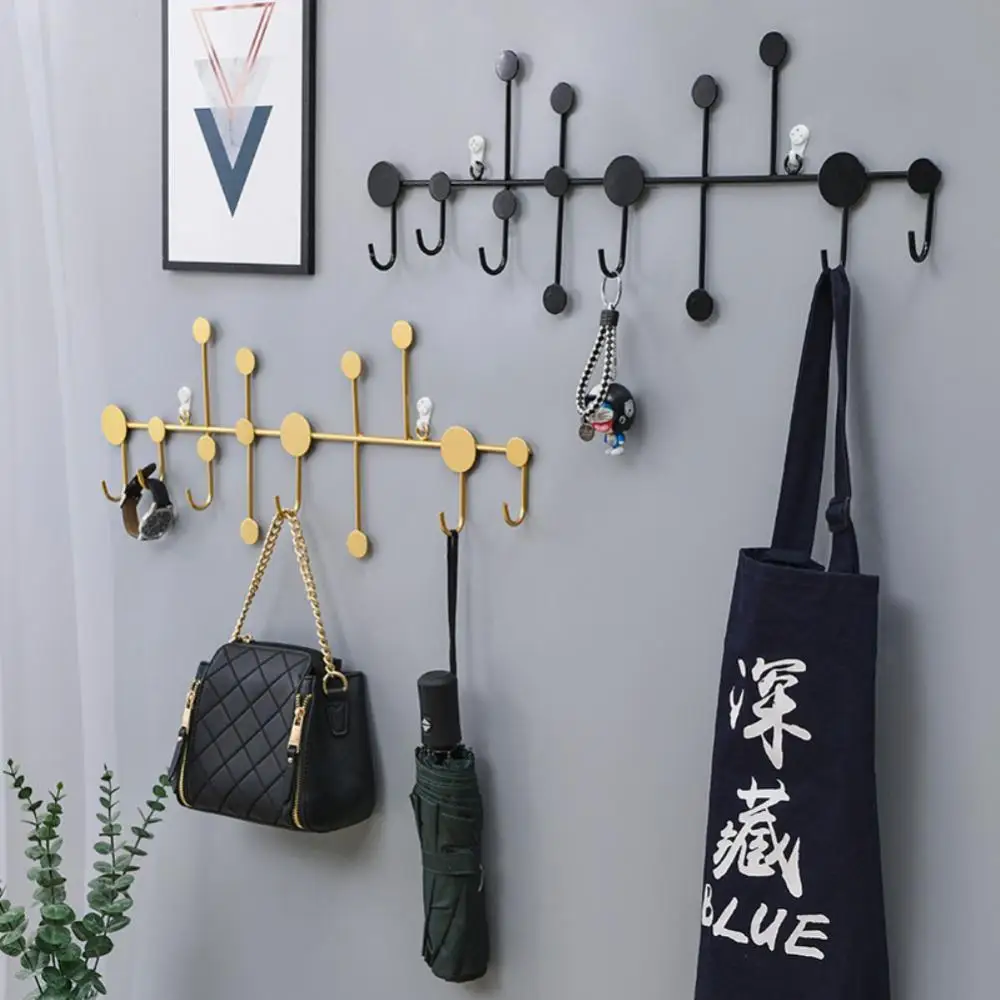 

Waterproof And Rust-proof Wall Ornaments Wall Hanging Coat Rack Milti-purpose Hat Racks Coat Hanger Clothes Hanger Hooks Metal