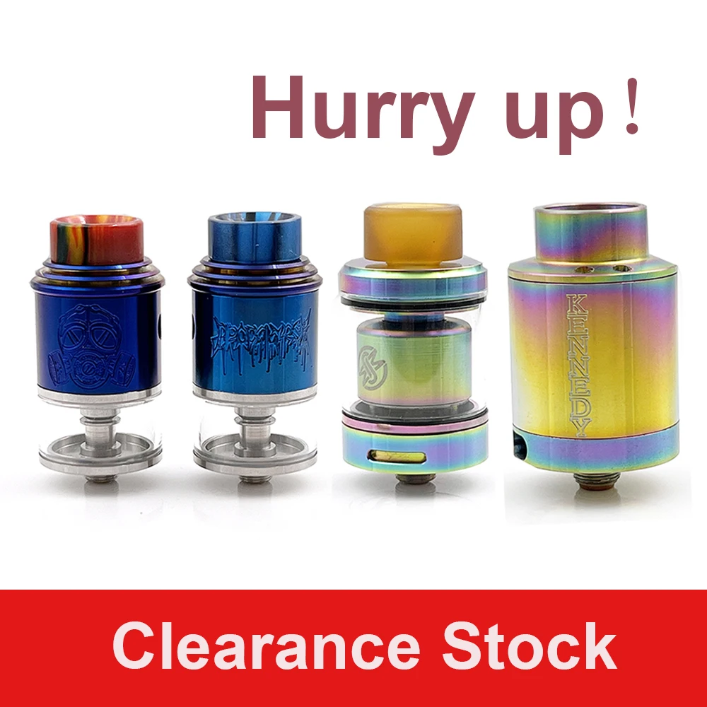 

Top Apocalypse Kennedy RDA Serpent 24mm 22mm Replaceable Tank Dual Coil Adjustable Side Airflow