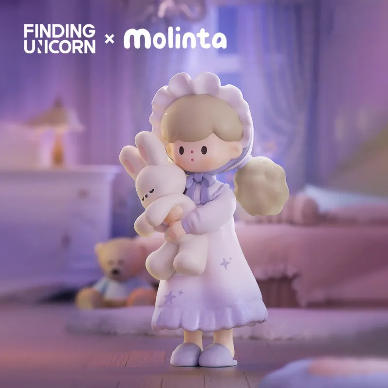 Фото Новая оригинальная коллекционная фигурка-сюрприз Unicorn Molinta Qijing Theater Series Blind Box Popcorn Girl: модные игрушки и сувениры №4