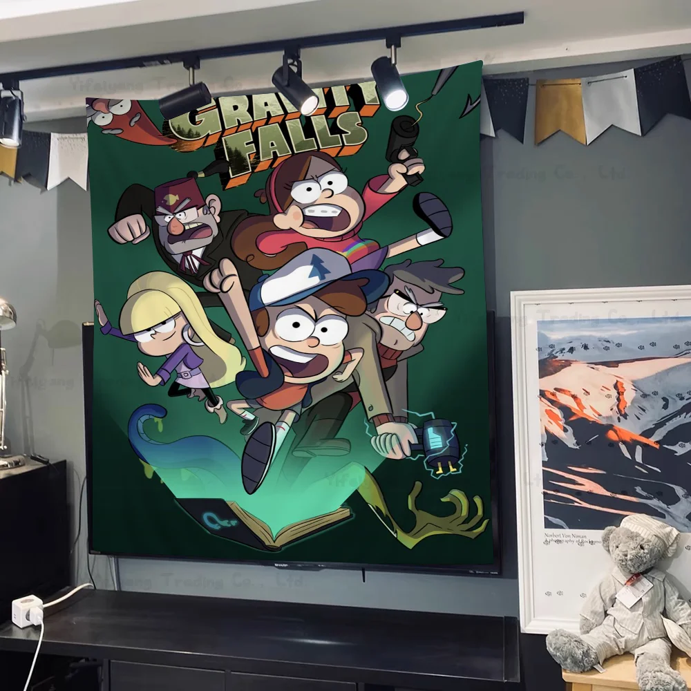 Классические G-Gravity F-Falls фильм винтажные хиппи настенные гобелены богемные