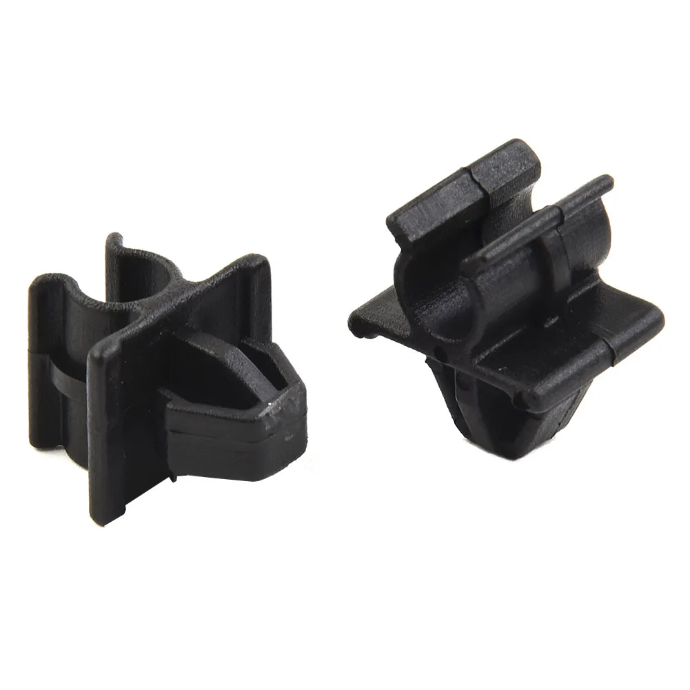 

Clip Rod Clip Black Exterior For Nissan Hood Hood Panels Parts 2 Pcs Plastic 2pc 2x Accessories Accessory Cars