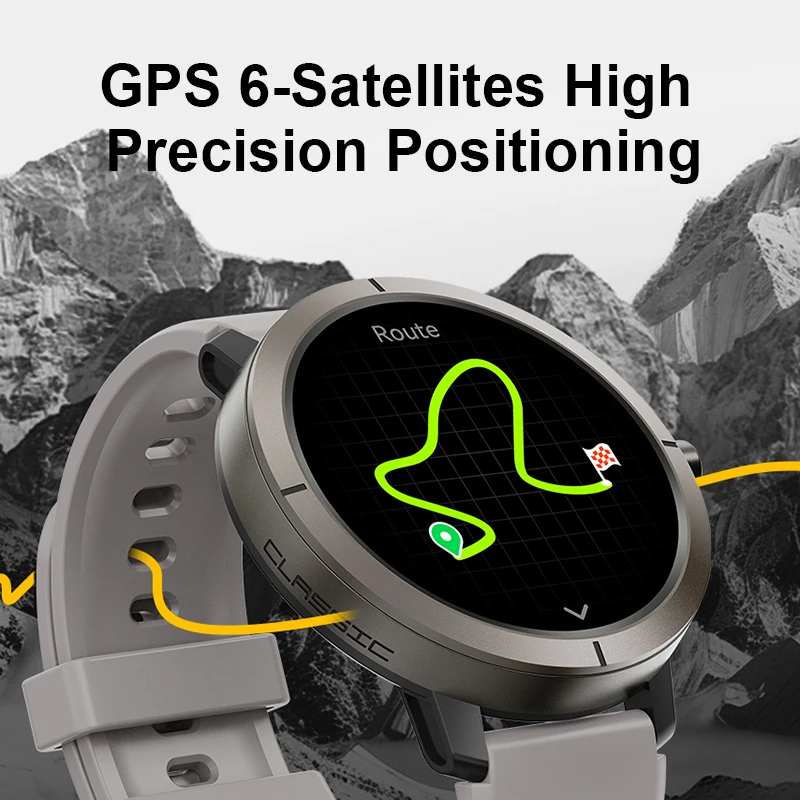 Фото FIDI GPS 6-Satellites Смарт-часы 1,32-дюймовый HD AMOLED-дисплей Встроенный GPS Bluetooth Телефонные звонки Спортивные водонепроницаемые умные часы 5ATM №2