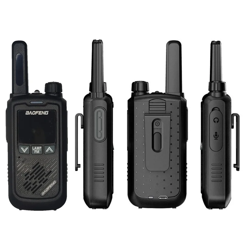

2 шт., портативная мини-рация Baofeng 400-470 МГц