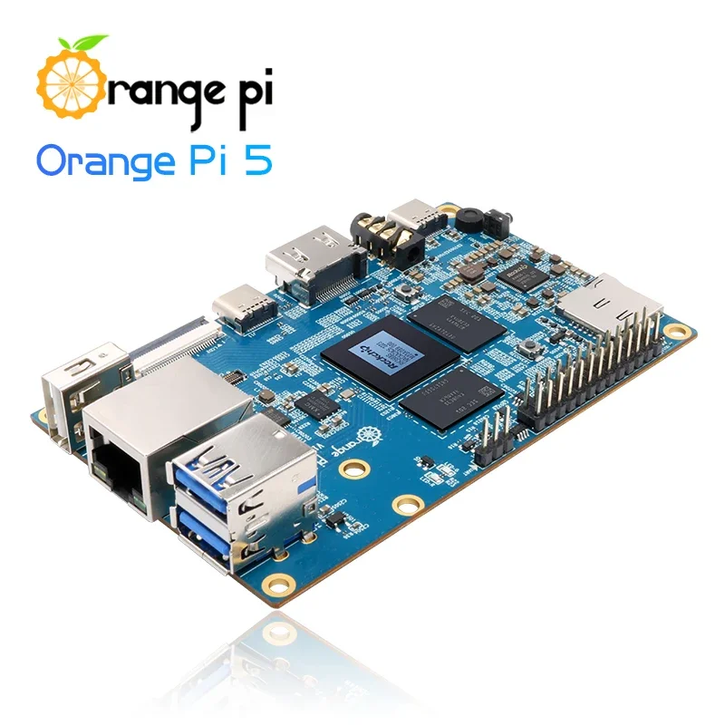 Orange Pi 5 8 ГБ RK3588S с Wi-Fi + BT Gigabit Ethernet PCIE SSD Одноплатный компьютер поддержка ОС Android 12