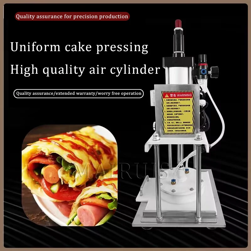 

Press Cake Machine Pizza Dough Flattener Pizza Making Machine Round Flour Cake Pressing Machine