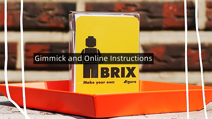 

BRIX (Gimmick) By Mr. Pearl and ARCANA - Close up Magic Tricks Illusions Mentalism As Seen on Tv Games Magician Prediction