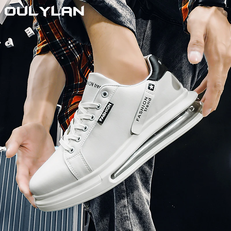 Маленькие белые туфли для студентов обувь с воздушной подушкой мужская на весну