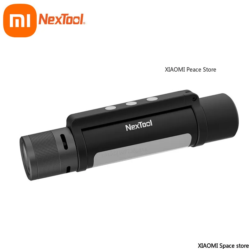 

Xiaomi NEXTOOL 6-in-1 1000lm Dual-light Zoomable Alarm Flashlight USB-C Rechargeable Mobile Power Bank Camping Work Ligh