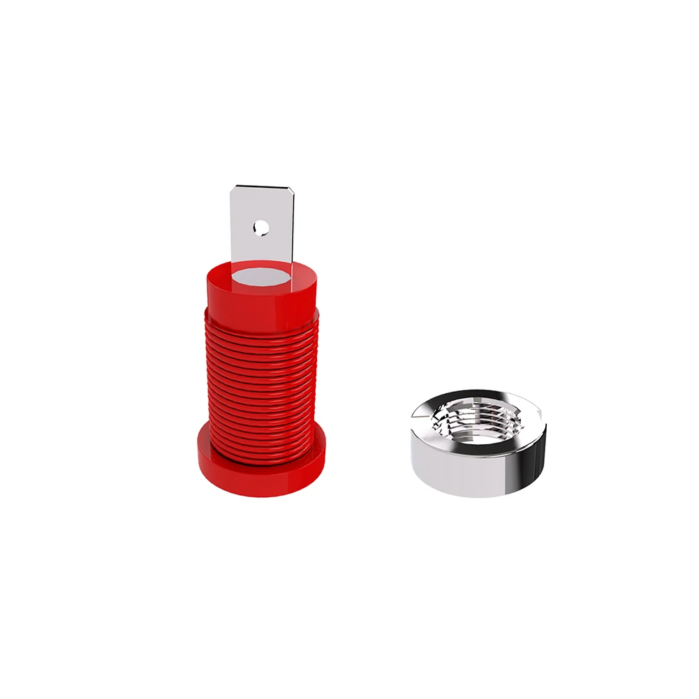 Розетка типа банан для крепления на панели съемные заземляющие стойки клеммные