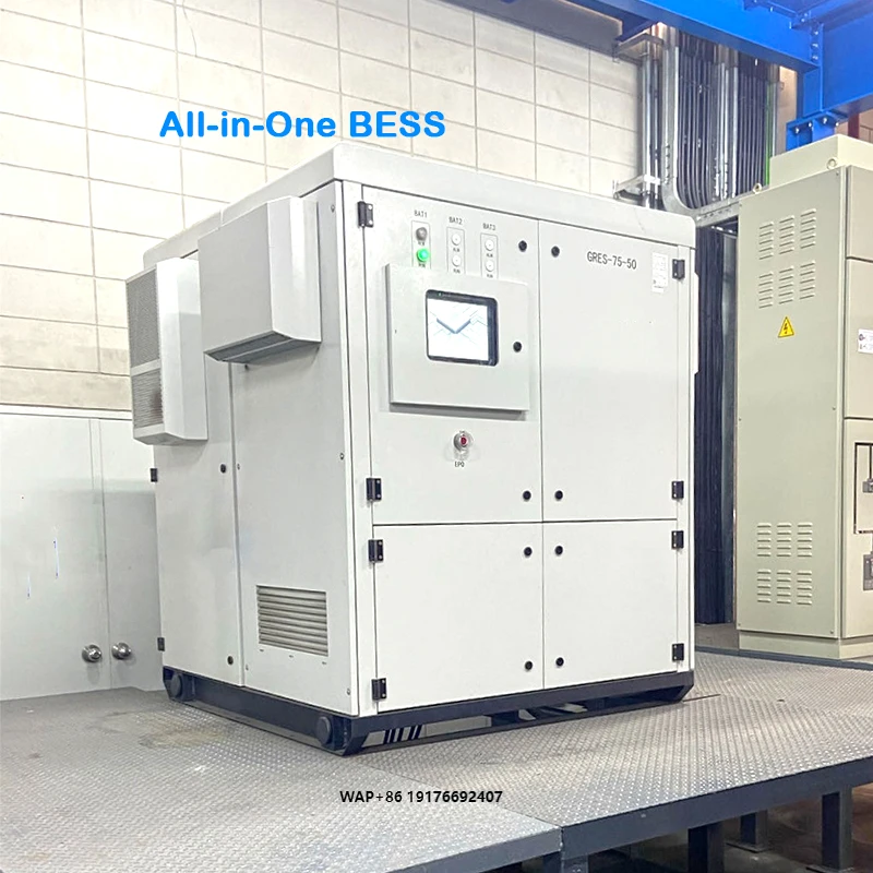 Фото Солнечная энергетическая система SCU All-In-One 50 кВт, сетевая, с аккумулятором LiFePO4 75 кВт·ч, система накопления энергии BESS, блок питания 50 кВт с воздушным охлаждением №1
