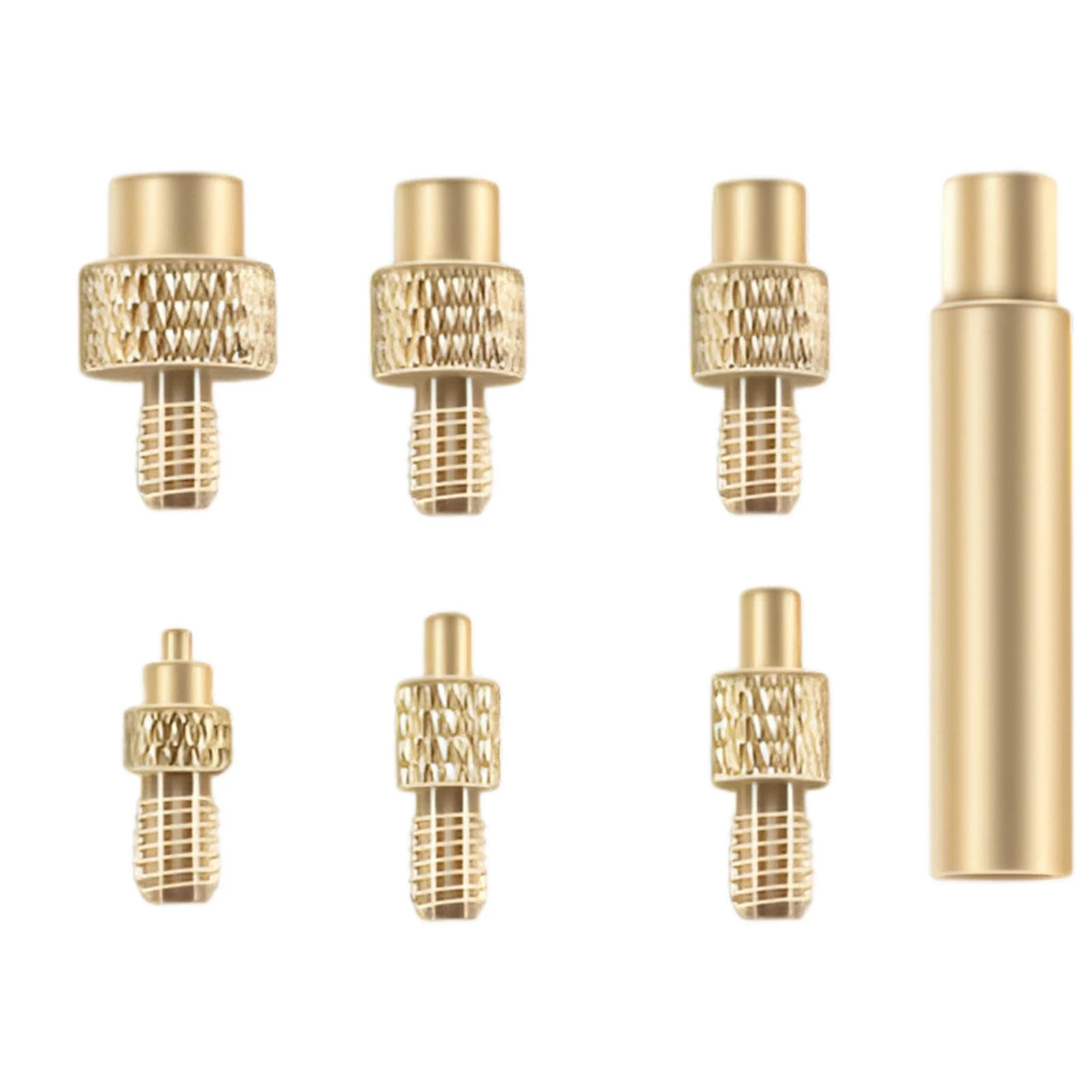 

6pcs Njection Mulding Practical Brass Interchangeable 3D Printer With Connector Knurled Inserted Quickly Universal Insert Nut