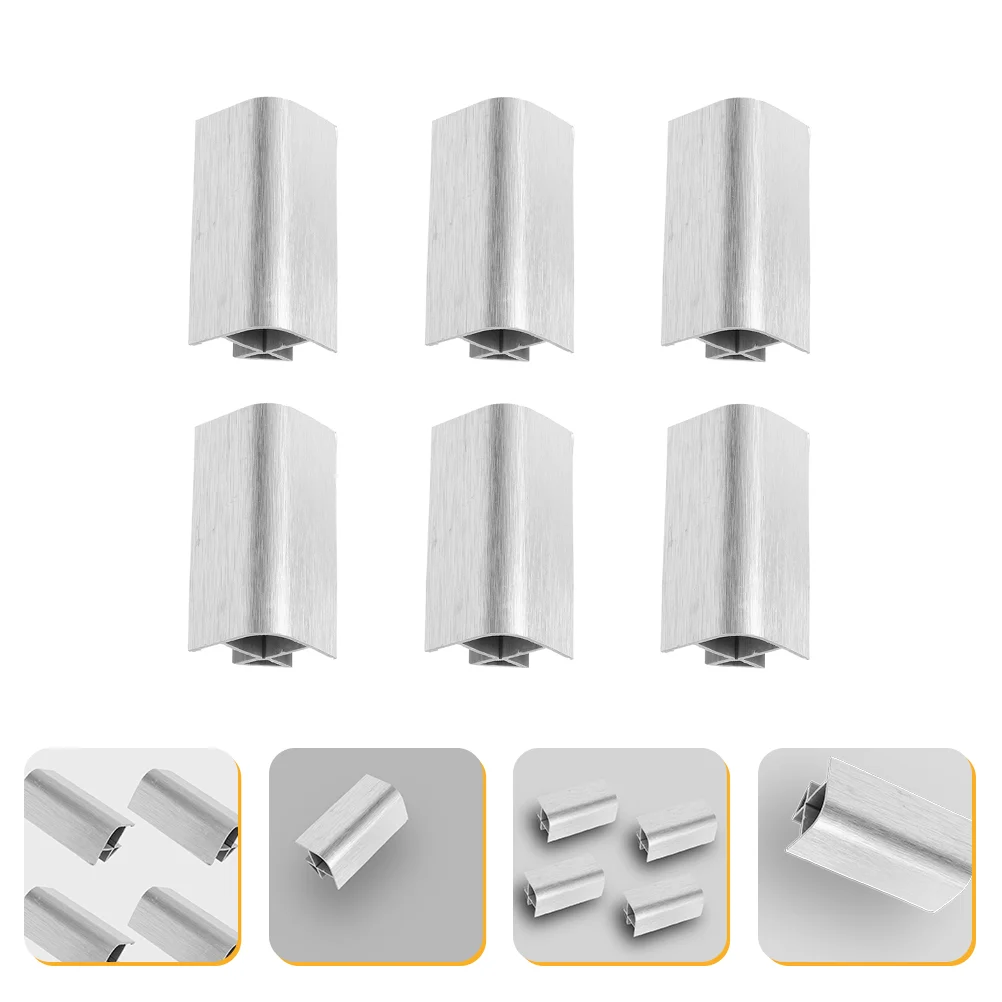 

6pcs Wire Protector Closet Cabinet Corner Buckle Baseboard Corner Holders