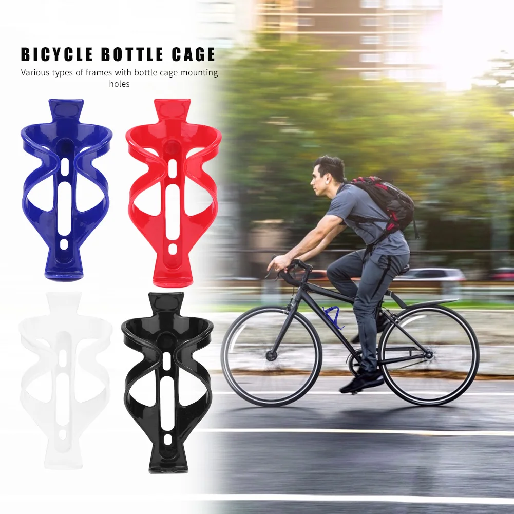 

MTB Bike Road Bike Bottle Cage Fiberglass Fiber Glass Cycling Bicycle Water Bottle Cage Cycling Kettle Stand Rack with Screw