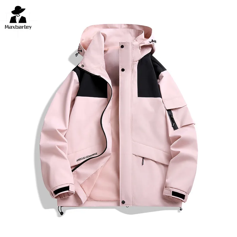 Куртка с несколькими карманами для мужчин и женщин весенне-осенняя повседневная