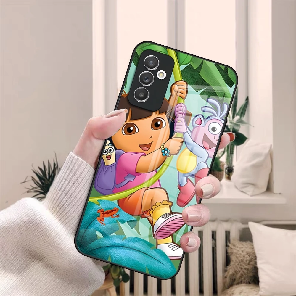 Мультяшный чехол для телефона D-Дора исследователи Samsung S20 S30 S21 S32 S23 S24 S9 S10E Note 20 10 Pro