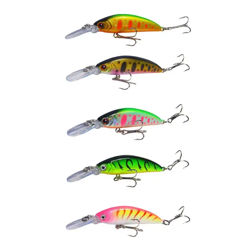 

Fishing Lures Kit Bass Fishing Lures Kit Set Topwater Hard Bait Mixed Including Minnow Popper Crank Baits For For Bass Pike Fit