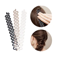 women hair braid tool holder clip wave hair braiding tool weave hair braider roller hair twist styling tool diy accessories