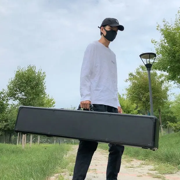 

1.25 Meter Hard Shell Sea Fishing Rod Box, Waterproof Wear-resistant낚시 하드 케이스 Aluminum Alloy Fishing Gear Package,