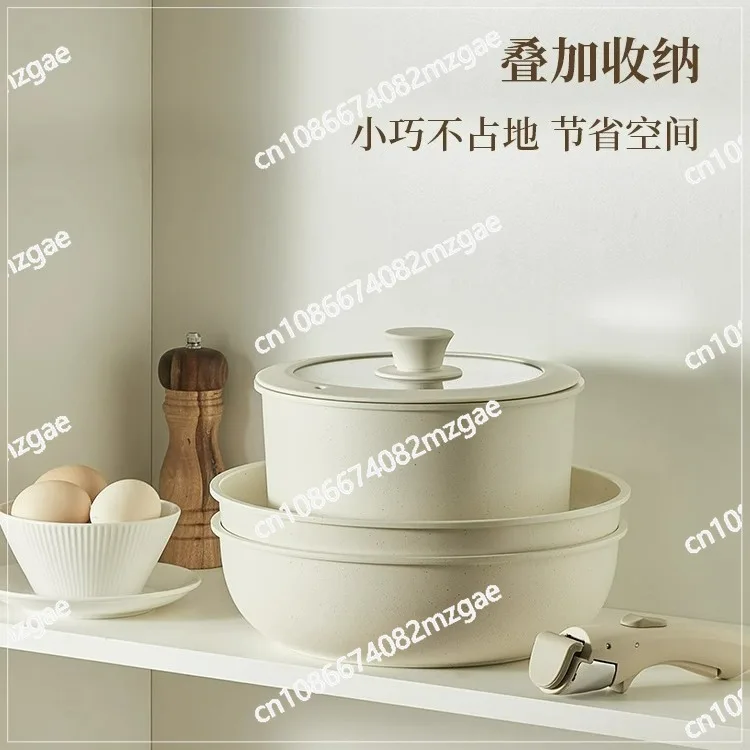 Кроссовая Съемная домашняя ВОК набор кастрюль специальная газовая плита для