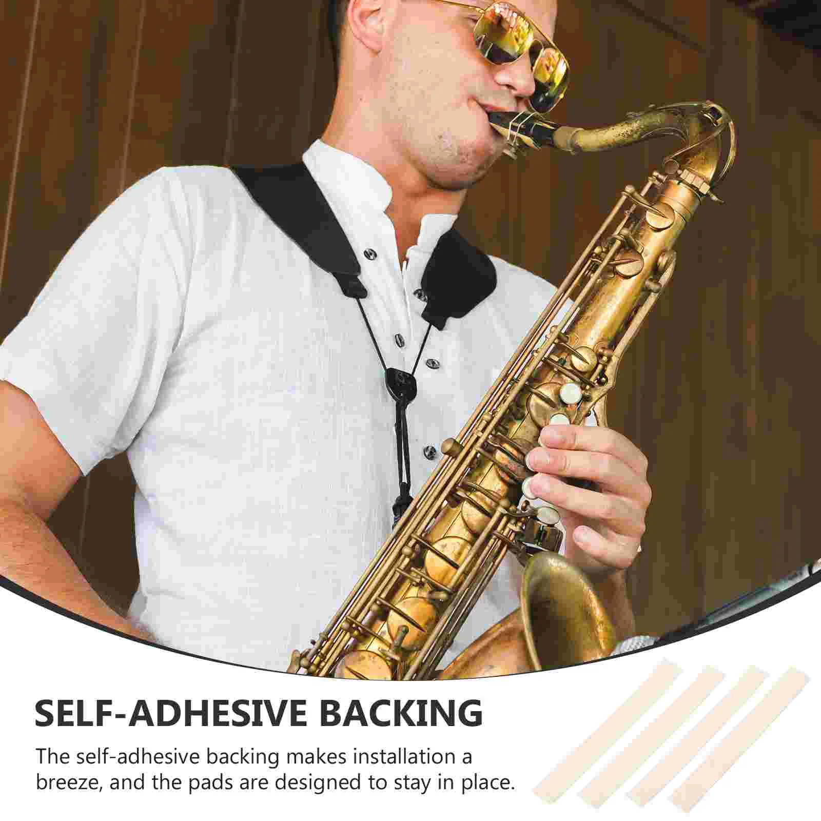 4 шт. подушечки для клавиш флейта фетровая полоска немые кларнеты прямые полоски