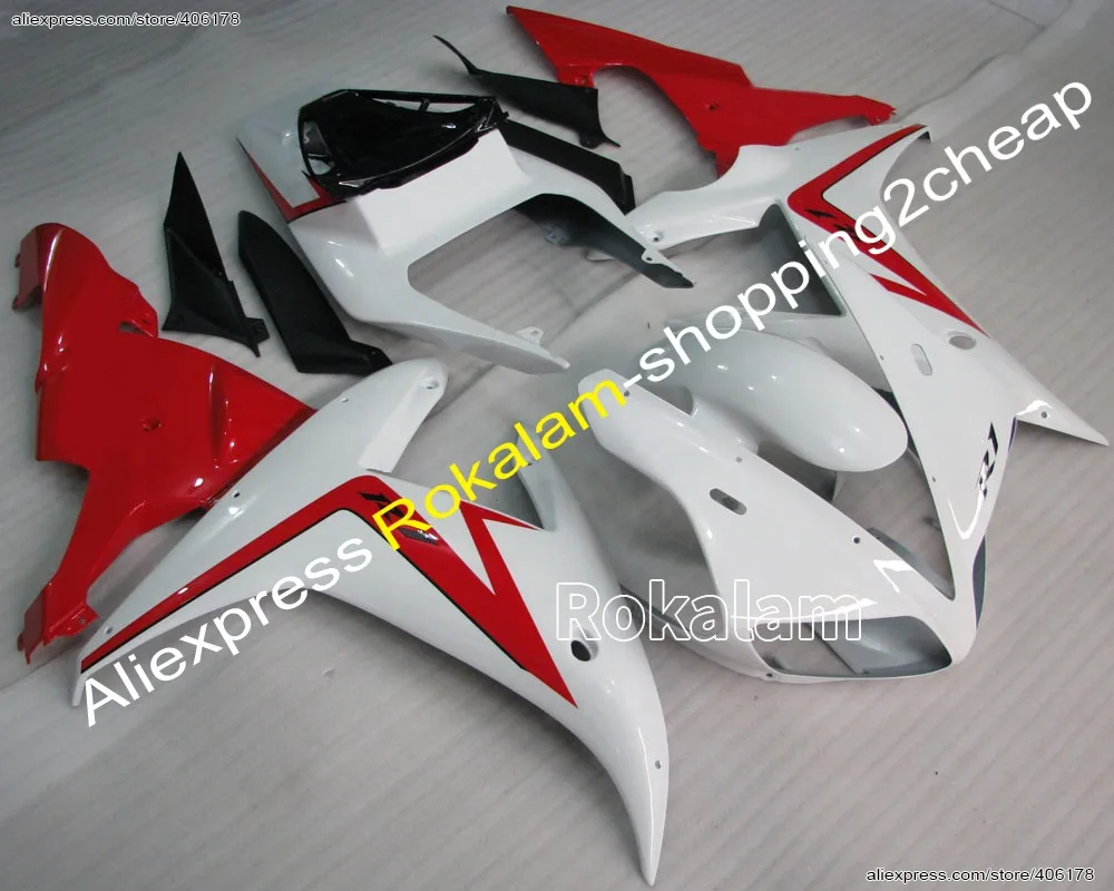 

For Yamaha Fairing 02 03 YZFR1 YZF R1 2002 2003 Red White Aftermarket ABS Body Work Fairing (Injection Molding)