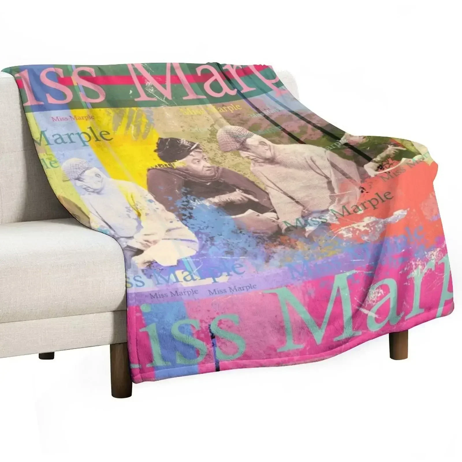 Мисс Марпл и Мистер Стрингер детективы из Сент-Марии Медона Плед Диван Пледы Для