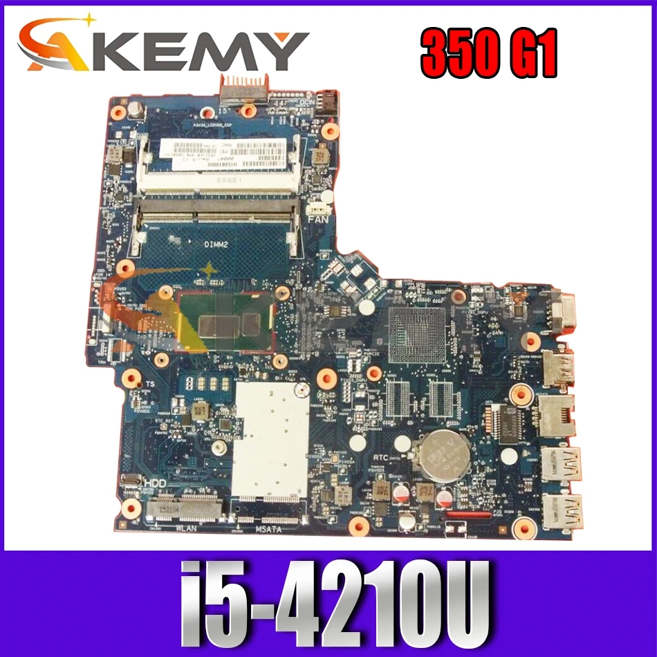 

785495-601 785495-501 For HP Pavillion 350 G1 i5-4210U Notebook motherboard 6050A2608301 SR1EF 216-0841009 Mainboard
