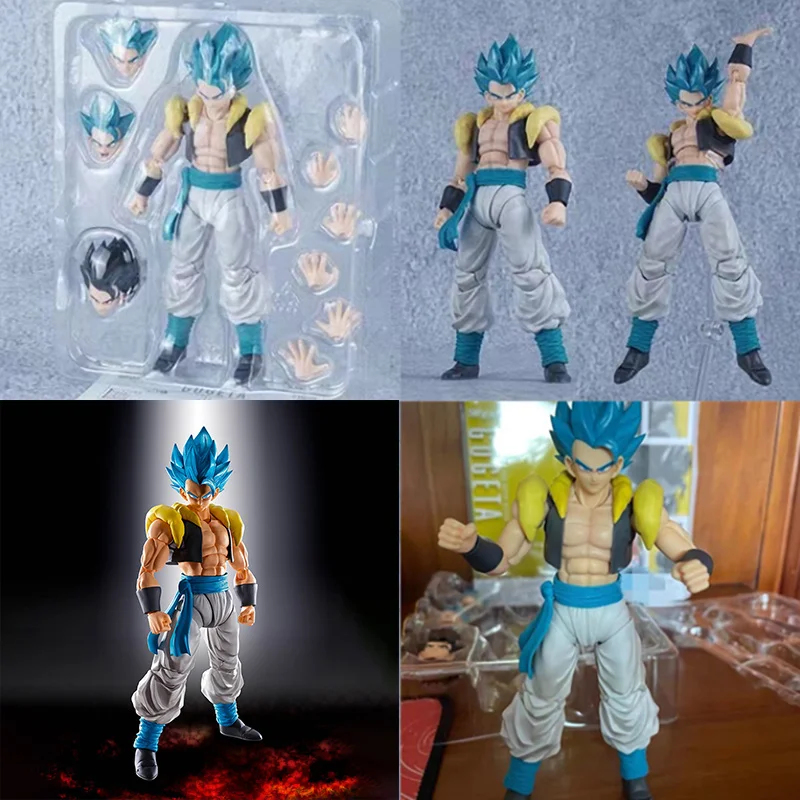 

Экшн-фигурка из игры «Драконий жемчуг зет», Аниме Супер саиянь, фигурка манга, ПВХ, Коллекционная модель, кукла, подарок для детей, синий гогета