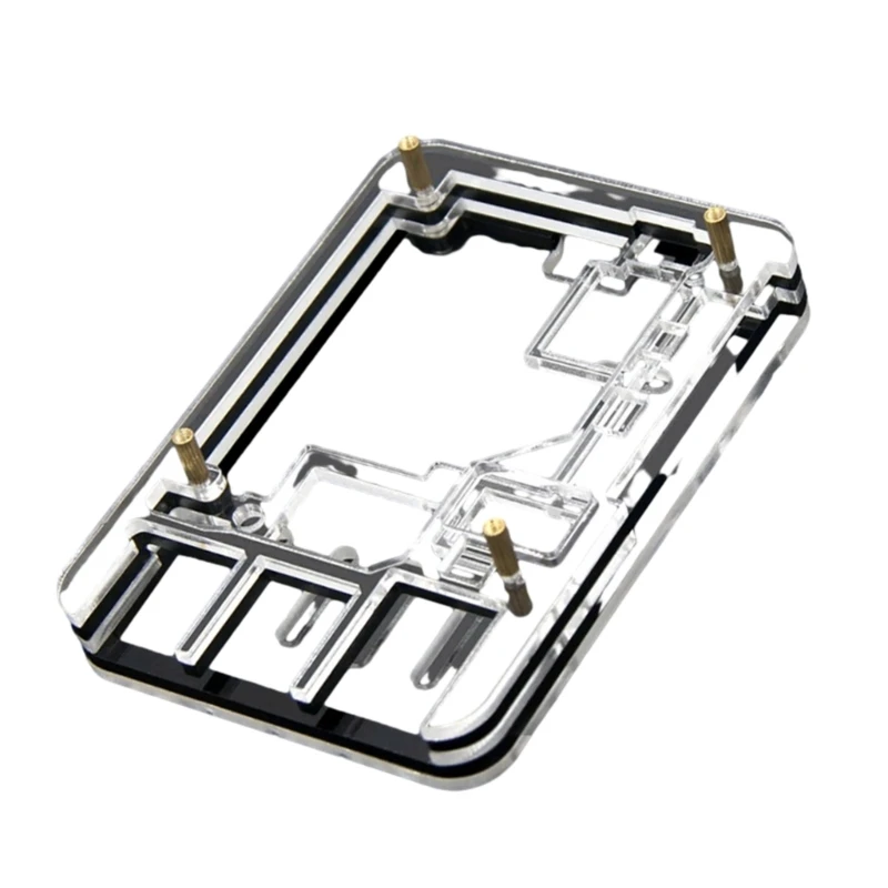 

Clear Acrylic Enclosure for Raspberry 5 with Exhaust Hole Perfect Fit with Official Cooling Fan Support T5EE