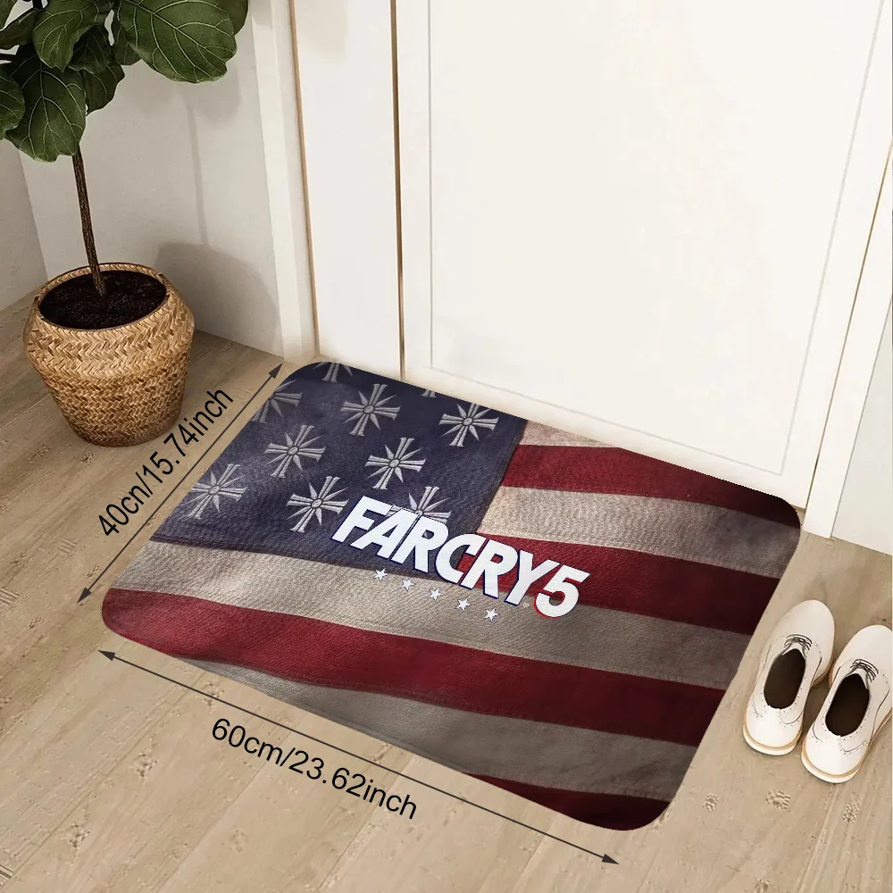 Современный полосатый коврик с принтом Far Cry 5 молитвенный материал