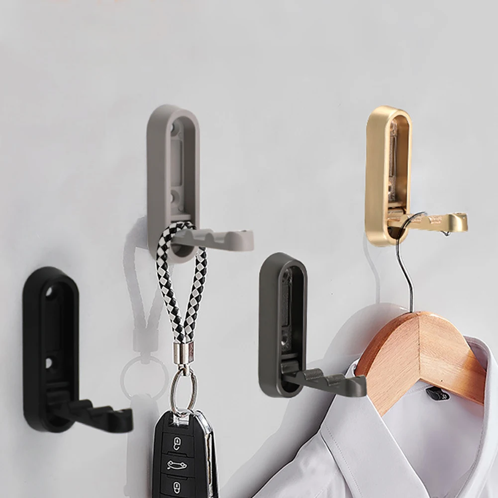 Складной невидимый крючок из цинкового сплава настенный для ванной комнаты