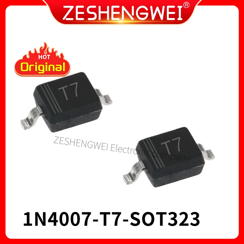 

100PCS 1N4007 T7 Diode SOD-323 0805 SMD SOD Rectifier Diode 1N4007WS SOD323 IN4007 NEW