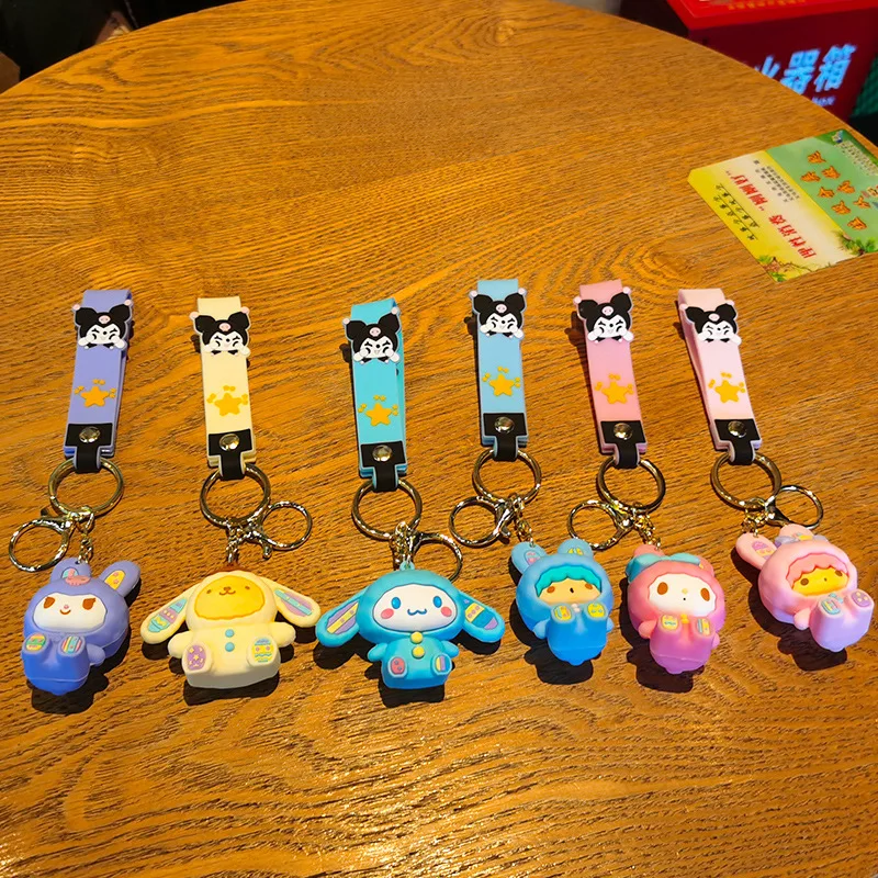 Новинка, брелок для ключей в виде куклы дневного света, мимелоди куроми, аниме, мультяшный Школьный рюкзак, подвеска, Детская модель, игрушки Firugine, подарок