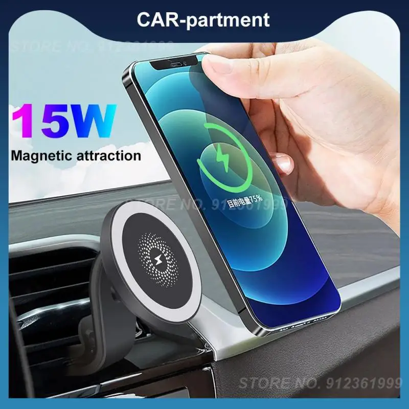 

Fast Charging Car Mobilephone Holder Wireless Fast Charging Dc 12v/1.75a 9v/1.67a 5v/2a Wireless Car Charger Safe Installation