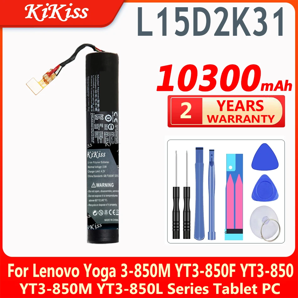 

KiKiss 10300mAh L15D2K31 L15C2K31 Battery For Lenovo YOGA 3 YT3-850F YT3-850 YT3-850M YT3-850L Laptop Battery