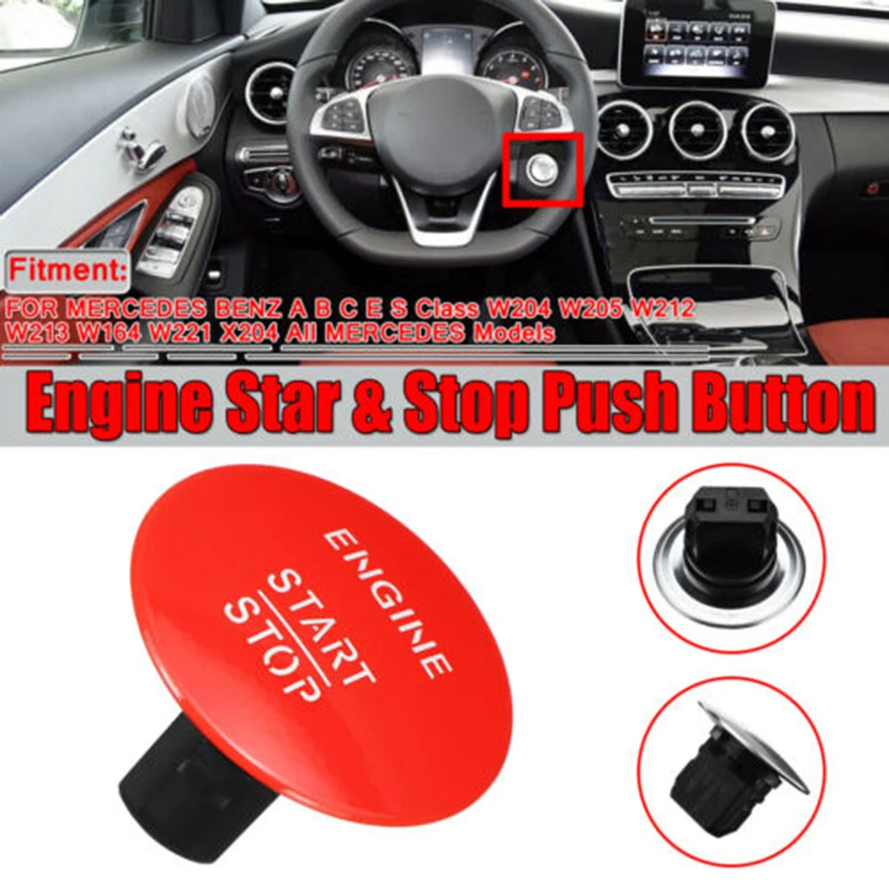 

1Pcs Engine Push Button Keyless Switch 221545071 Aftermarket Part Engine Star＆Stop Press Replacement Accessories