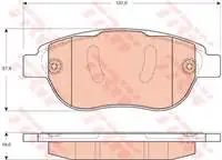 

For GDB1669 ten brake pad C3 II C4 XSARA P1007 P207 P307 DOBLO 2006