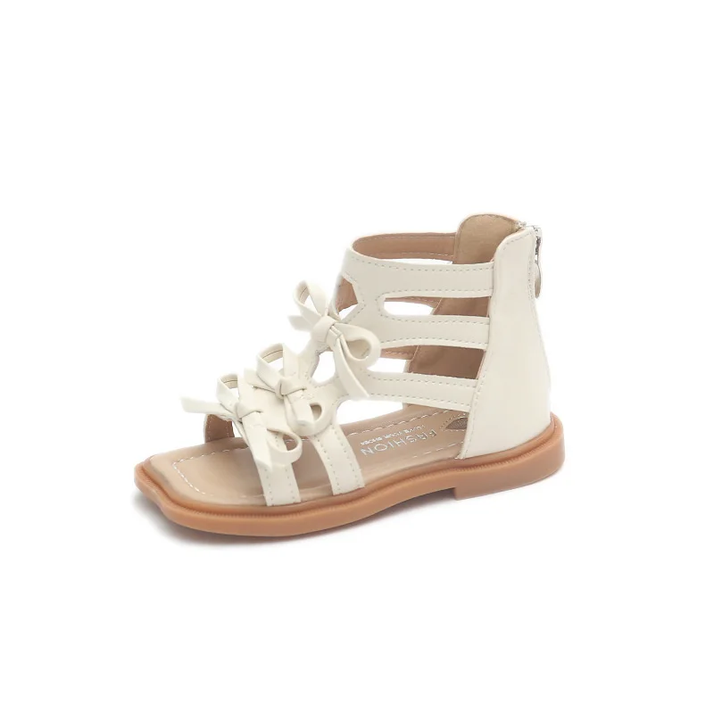 

Girls' sandals high top Roman shoes 2022 summer new children's princess shoes little girls middle and big children's beach shoes