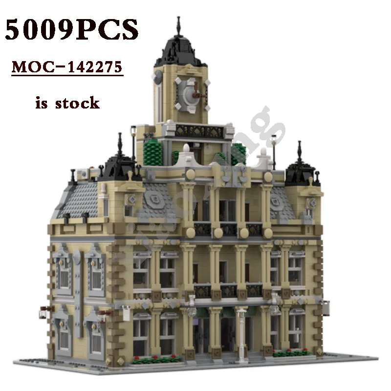 

Классический конструктор MOC - 142275 Court - 10278 X2, наборы для сборки, альтернативная сборка, модель «сделай сам», 5009 деталей, игрушечный конструкто...